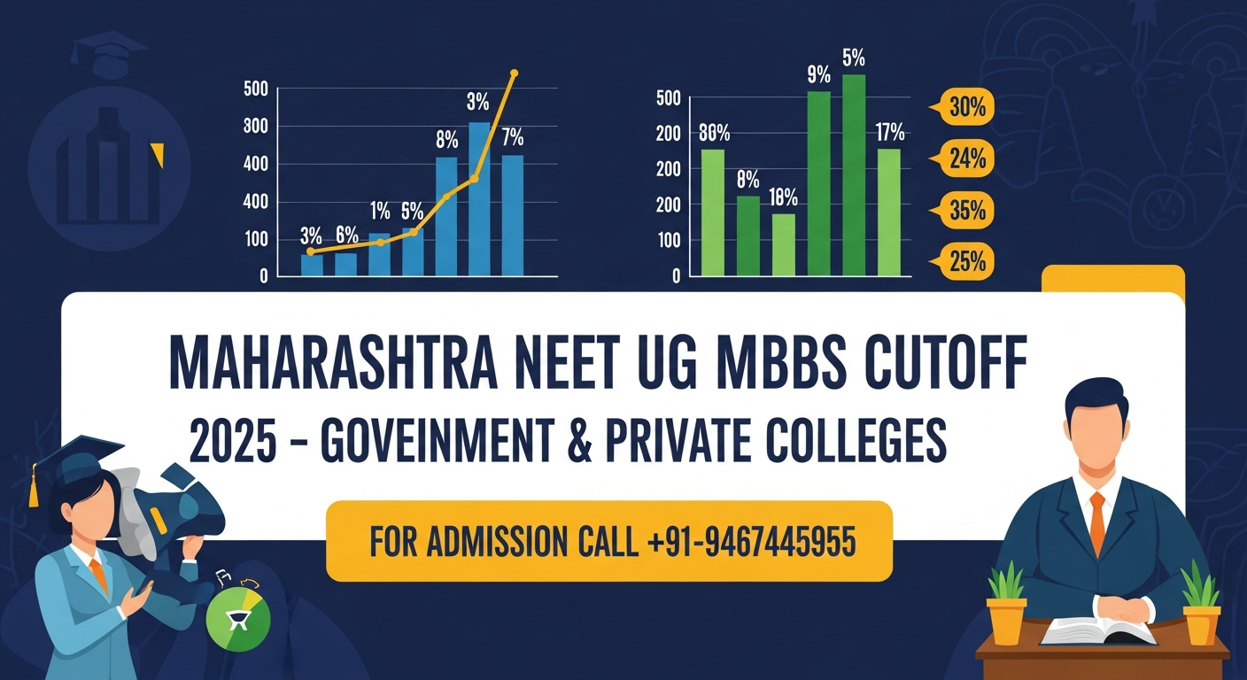 Maharashtra NEET UG Round 1 MBBS Cutoff 2025 – Government & Private Colleges